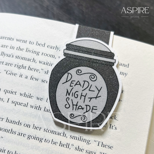 The Nightmare Before Christmas Deadly Nightshade Jar Magnetic Bookmark - Aspire Prints