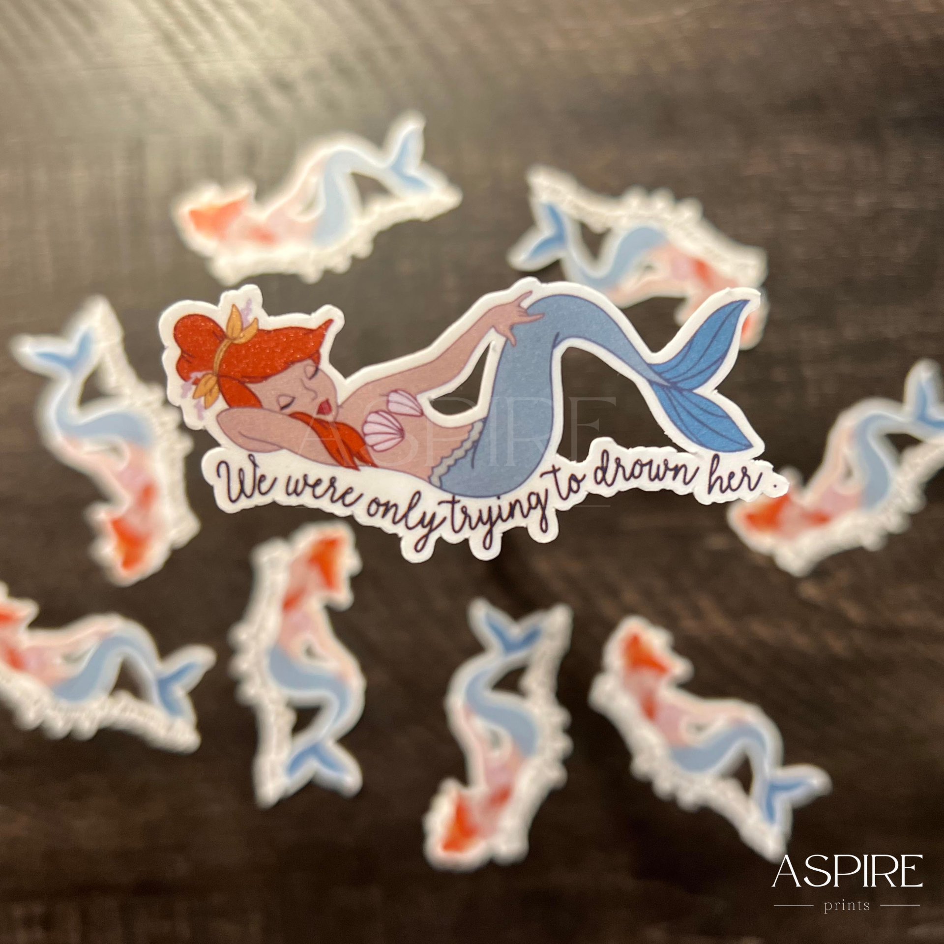 Neverland Mermaid Sticker - Aspire Prints